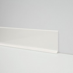 60mm balta LINE 90 alumīnija grīdlīste