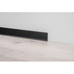 60мм ЧЕРНЫЙ LINE 90 алюминиевый плинтус