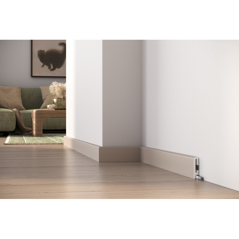 60mm PF060C Cappuccino плинтус из полистирола 60mm PF060C Cappuccino плинтус из полистирола