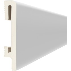 60mm PF060G GREY RAL7047 polistirola grīdlīste