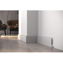 100mm PF100G GREY RAL7047 polistirola grīdlīste