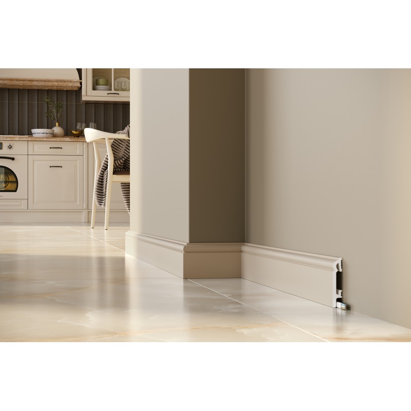 80mm PF082K Cashmere плинтус из полистирола