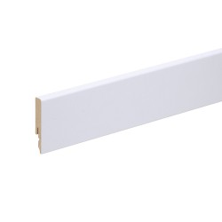 58mm FU054 MDF balta grīdlīste