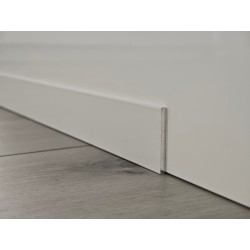 40x3mm B04 BALTA ALUMĪNIJA GRĪDLĪSTE