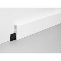 58mm K0062L1 RAL 9003 balta polistirola grīdlīste