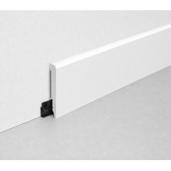 100mm K0209L1 RAL 9003 balta polistirola grīdlīste